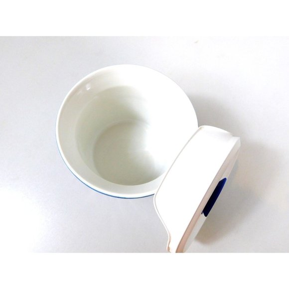 Corning Ware Colours Stoneware Soup Bowl Mugs Blueberry Vented Lid 20 oz - Picture 12 of 14